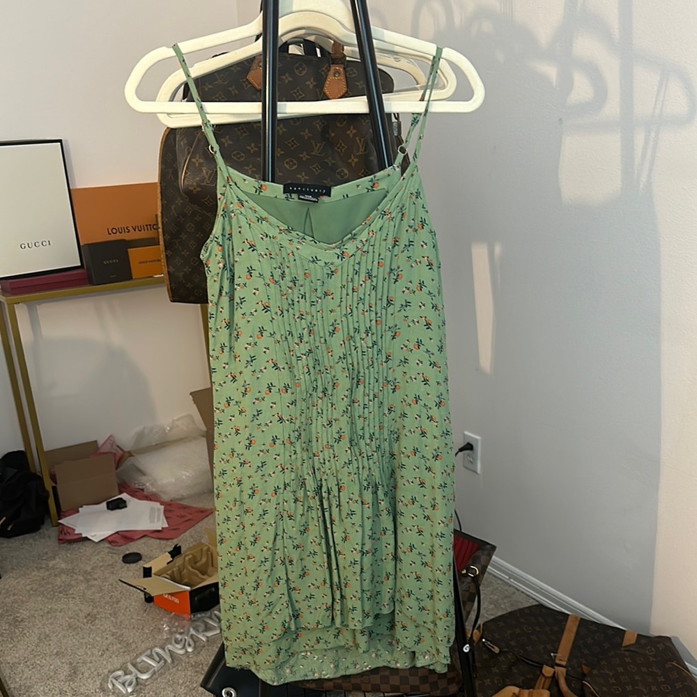 Green Floral Dress